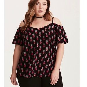 Cold shoulder top